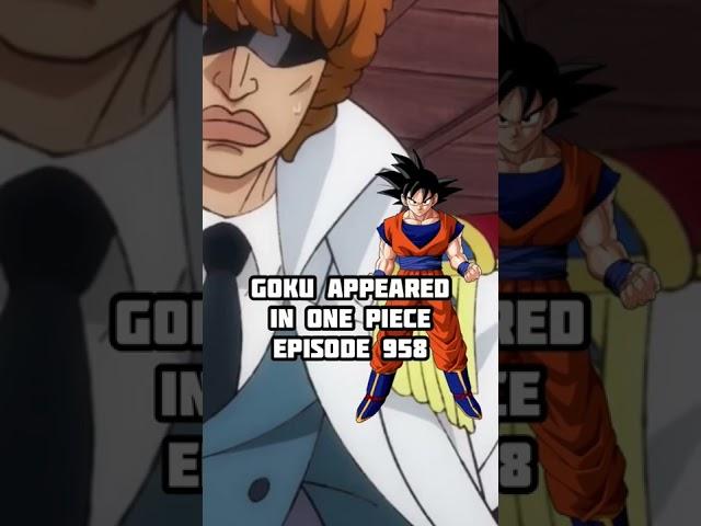 Goku Cameo in One Piece