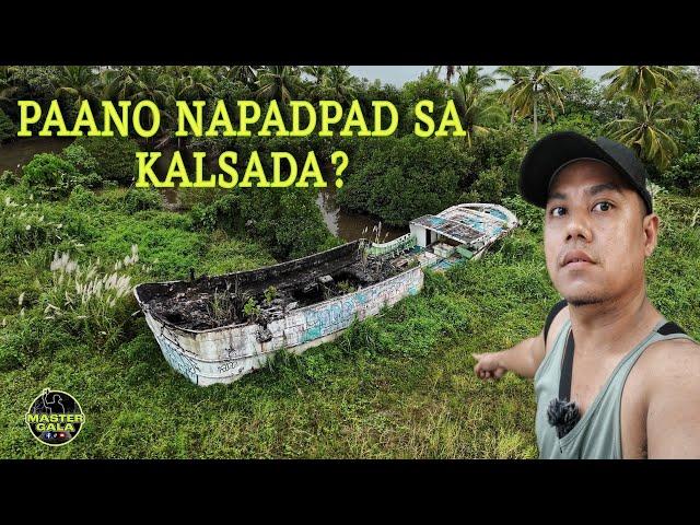 DALAWANG ABANDONADONG BARKO PAANO TINANGAY SA KALSADA AT GINAWANG TOURISTS SPOT?