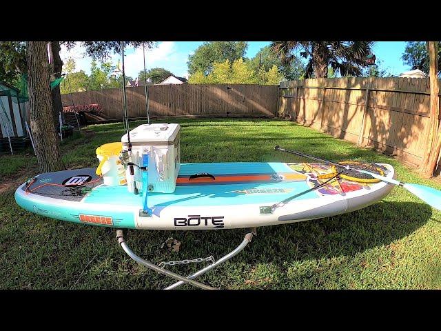 How I set up my Paddleboard for fishing