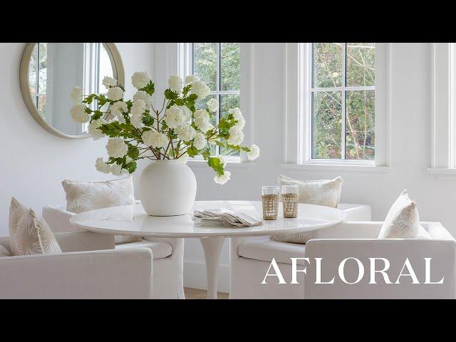 Coastal Home Floral Interiors with Afloral