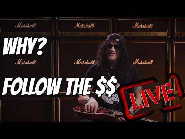 Did Marshall Amps FIRE Slash?  I think so ... Let's Discuss.  TTK LIVE