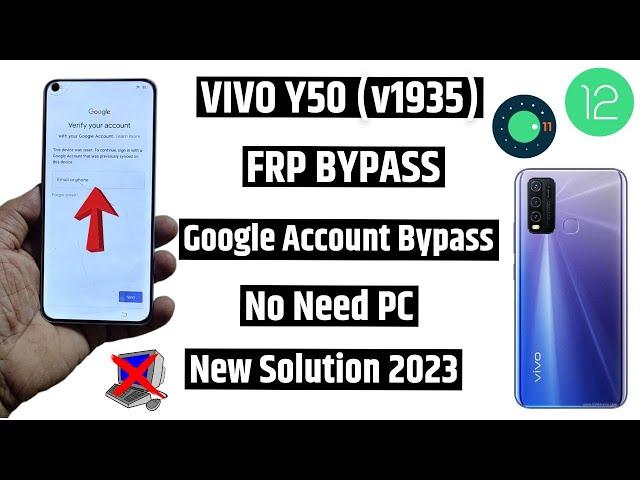 All Vivo Android 11/Android 12 Frp Bypass | Vivo Y50 Frp Bypass New Trick 2023 (without pc)