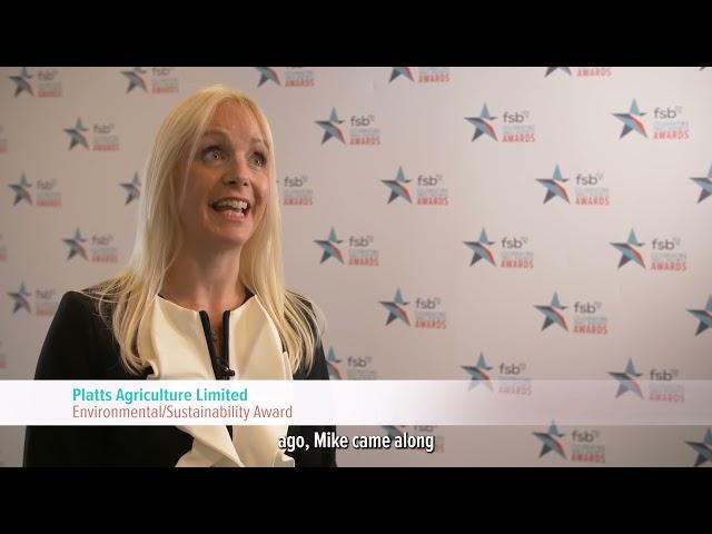 Wales Environmental/Sustainability FSB 2022 Award Winner - Platts Agriculture Limited