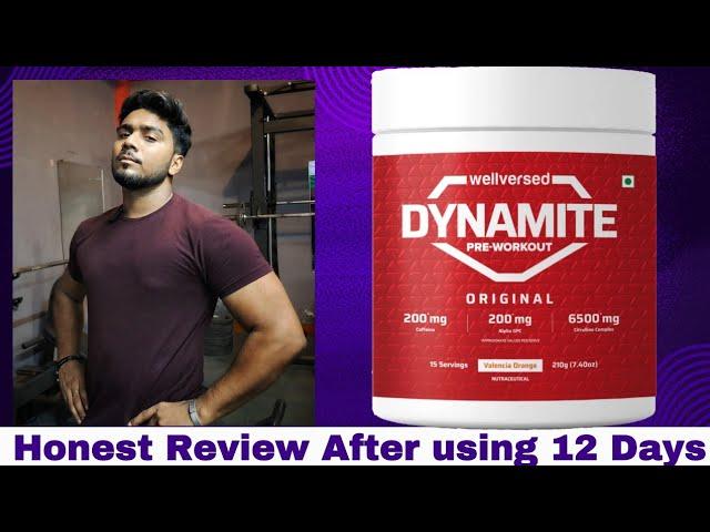 Wellversed DYNAMITE Pre-Workout | Honest Review after using 12 Days |