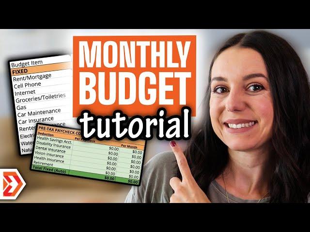 How to Set Up Your Budget Each Month! Step-by-Step with Free Template