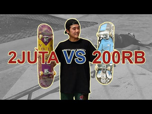 SKATEBOARD 2JUTAAN VS 200RIBUAN | REVIEW UNTUK PEMULA