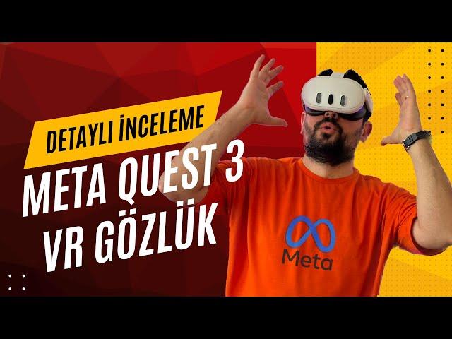 Meta Quest 3 - Detaylı İnceleme - Kutu Açılımı - Kurulum - Oyun ve Uygulama Testleri #metaquest3