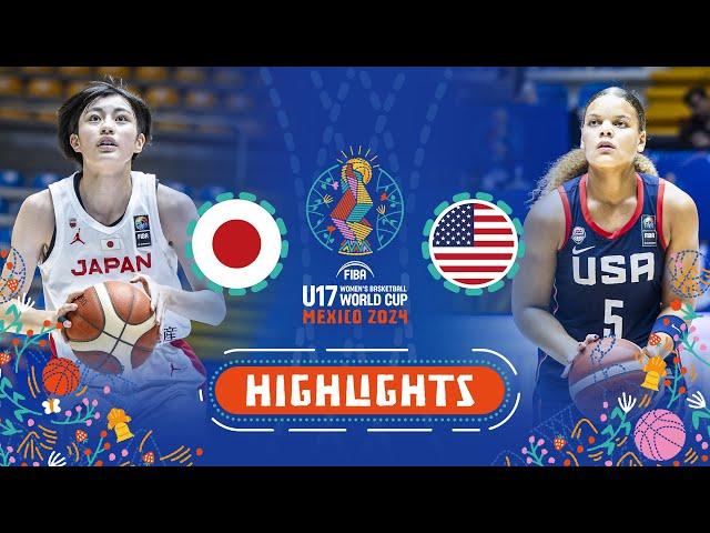 Quarter-Finals: Japan  vs USA  | Highlights | FIBA U17 Women's Basketball World Cup 2024