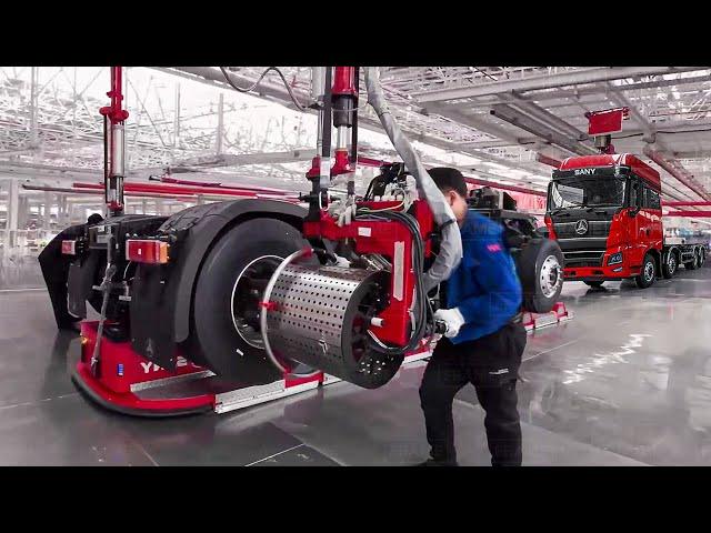 Inside Massive Factory Producing Heavy Trucks: SANY Production Line