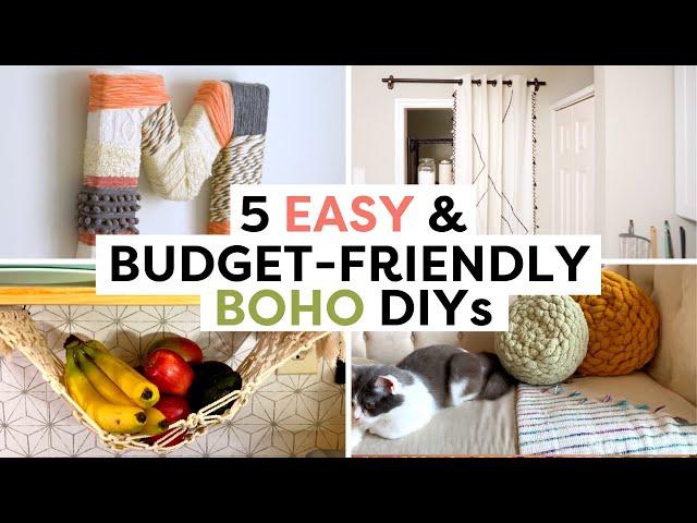 5 Budget-Friendly Boho Decor DIYs | DIY Boho Decor