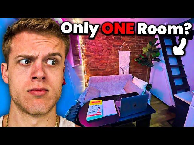 The SMALLEST NYC Apartment Is INSANE.