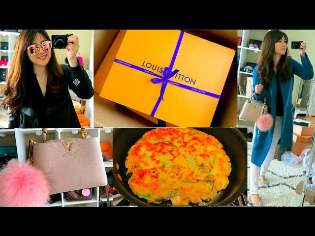 VLOG- LV UNBOXING *Exchanged*, HOW to make Korean Pancake, OOTDs, Lindiess Charms!