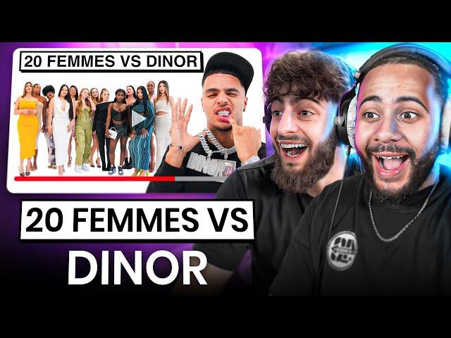 ON REACT À DINOR VS 20 FEMMES AVEC BYILHAN