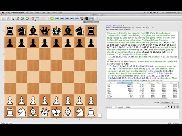 Mac Chess Explorer - Configuring the Interface