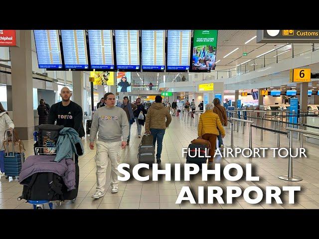 Amsterdam Schiphol Airport (AMS) Full Walking Tour | Departure 1-3| Arrival 1-4| Drop & Pick Up 