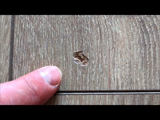 LAMINATE REPAIR DIY - How to perfectly fix a damaged laminate in 5 minutes