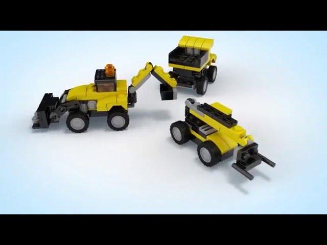 Lego 31041 | Construction Vehicles | Lego 3D Review