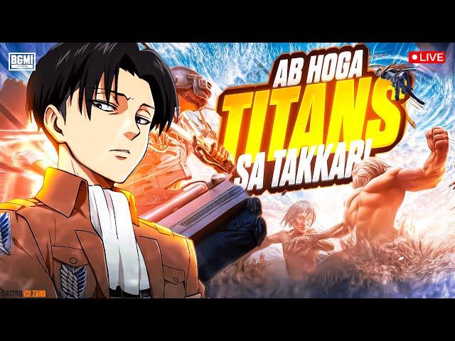 BGMI NEW UPDATE ATTACK ON TITAN LIVE GAMEPLAY #shortsfeed  #shorts