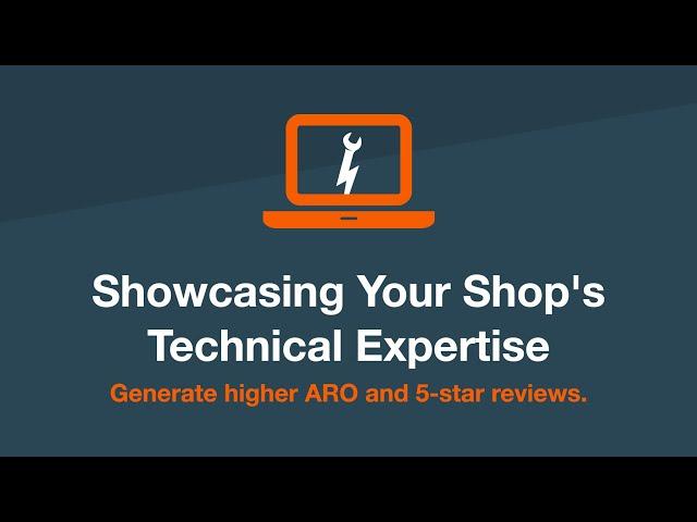 ShopWare Webinar: Showcasing your shop's technical expertise.