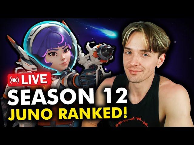 LIVE Overwatch 2 Juno Competitive Road to Masters!