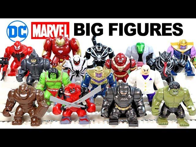 Venom Hulkbuster Thanos Armored Batman Avengers Marvel & DC Unofficial LEGO Big Figures Set 1