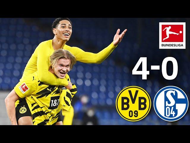 Haaland's Brace & BVB Derby Win | FC Schalke 04 - Borussia Dortmund | 4-0 | Highlights | MD 22