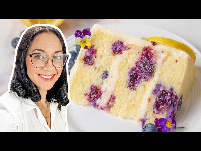 Lemon Blueberry Buttermilk Cake