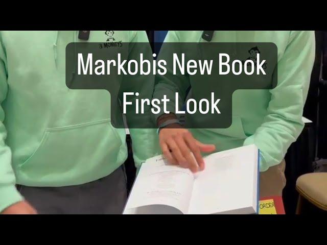 Markobis New Book First Look