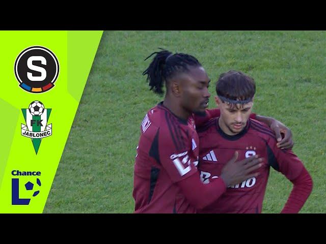 Chance Liga Highlights: AC Sparta Praha vs. FK Jablonec 2:1 (19. kolo)