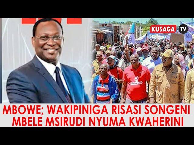 FREEMAN MBOWE ; MKISIKIA NIMEPIGWA RISASI MSIRUDI NYUMA NIOMBEENI ROHO YANGU IPUMZIKE MAHALI PEMA