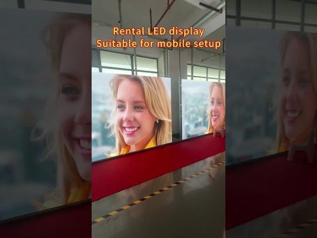Outdoor rental led display #advertising #ledpanel #movable #customized #factory #rentalleddisplay