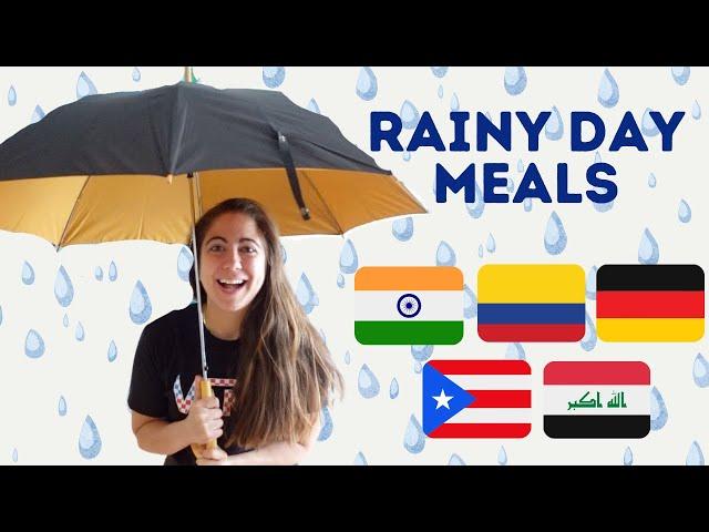 Trying Your Cozy Rainy Day Foods | Germany, India, Puerto Rico, Colombia, Iraq