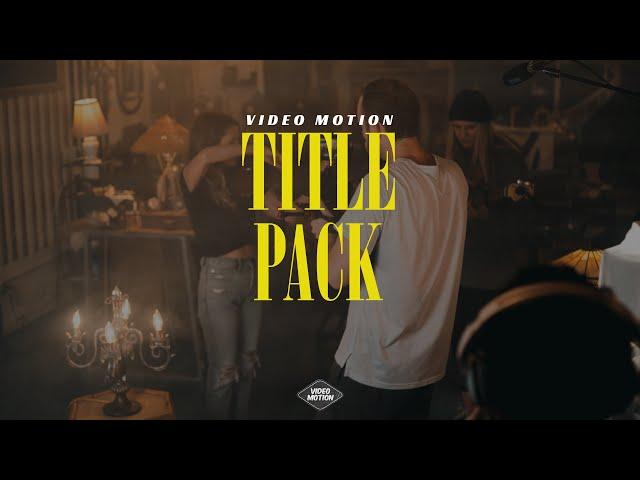 Title Pack | Free Download | Videomotion.store | Cinematic Title