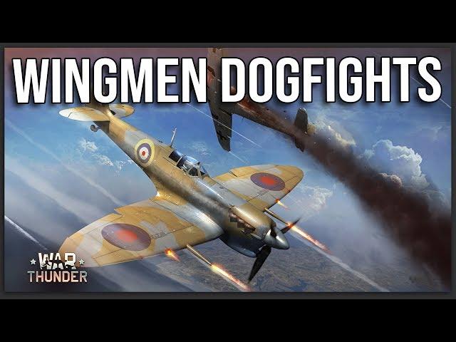 EPIC DOGFIGHTS and WORTHY WINGMEN! - War Thunder Gameplay