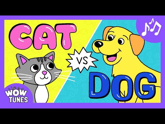 Are CATS or DOGS Nicer?!  | SCIENCE SONG FOR KIDS  | WowTunes