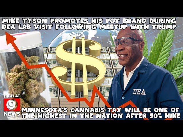 Mike Tyson Promotes His Cannabis Brand During DEA Lab Visit Following Meetup With Trump