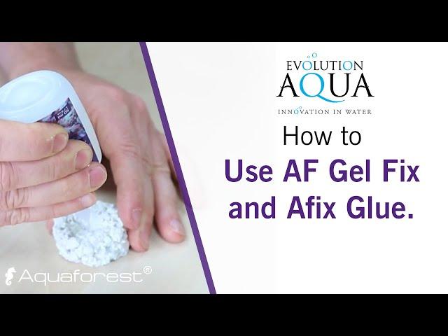 How to Glue Coral Frags - AF Gel Fix, AFix Glue & AF Frag Rocks