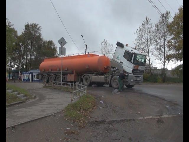 Бензовоз загорелся на ходу