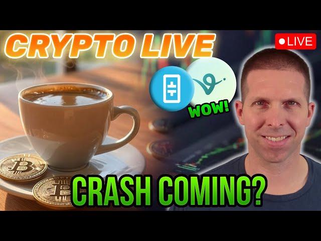 Crypto Live -CRASH COMING?-  THETA, VIRTUAL.  Bitcoin & Alt Targets | Requests Welcome!