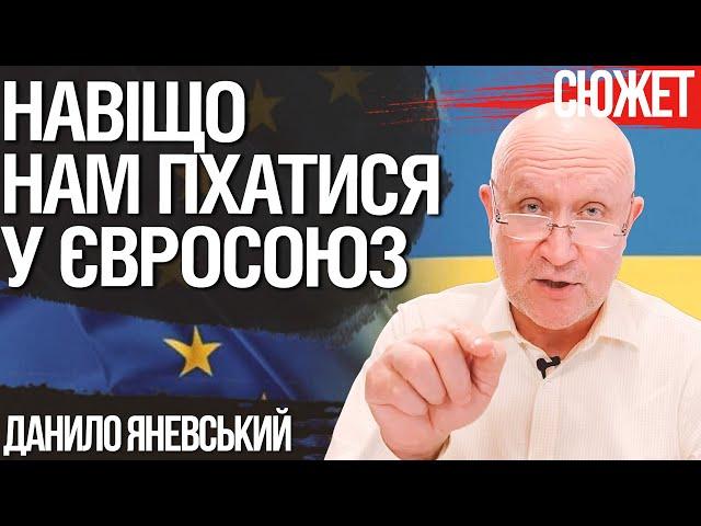 Яневський: Україні не треба пхатися у Європейський Союз