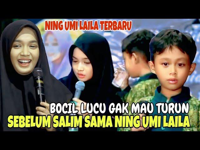 BOCIL LUCU GAK MAU TURUN SEBELUM SALIM SAMA NING UMI LAILA//NING UMI LAILA TERBARU