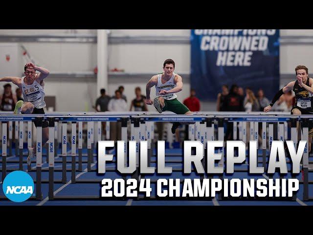 2024 NCAA DIII indoor track & field championship: Day two full replay