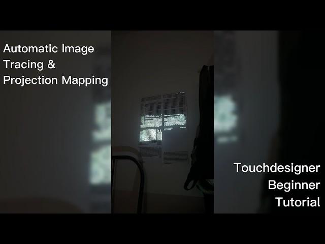 Artwork Tracing & Projection Mapping - Intro to Touchdesigner for Creatives Pt. 2