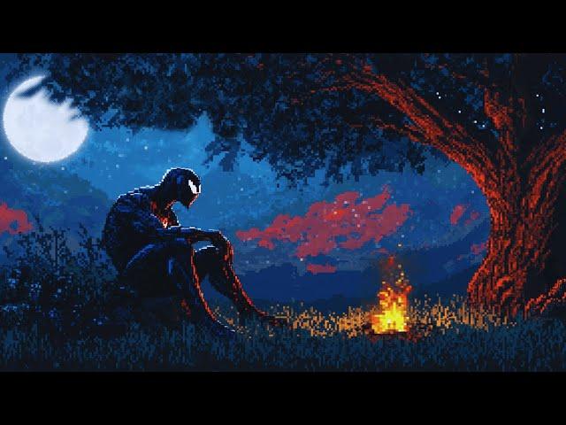 "Venom Camping Under the Moonlight | Chill Lofi Beats in the Forest | Relaxing Night Vibes"