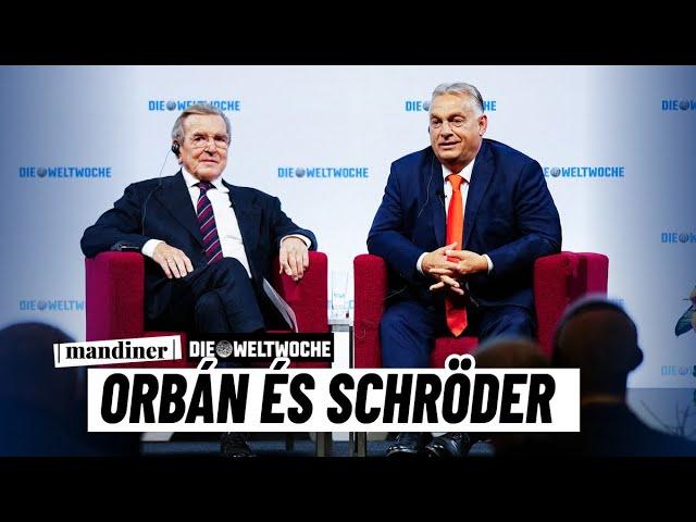 Európa vezetőinek Orbán Viktort kellene követniük – Gerhard Schröder volt német kancellár Bécsben