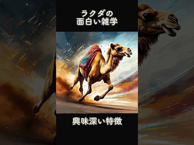 ラクダの面白い雑学・興味深い特徴#雑学 #動物 #トリビア #ゆっくり解説 #面白い