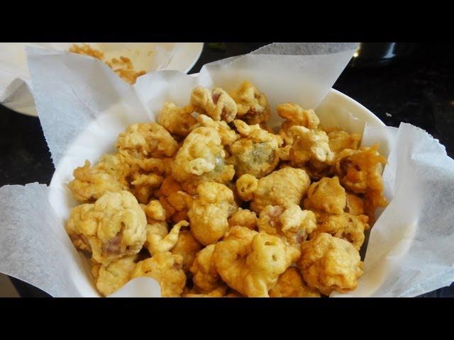 Popcorn chicken gizzards