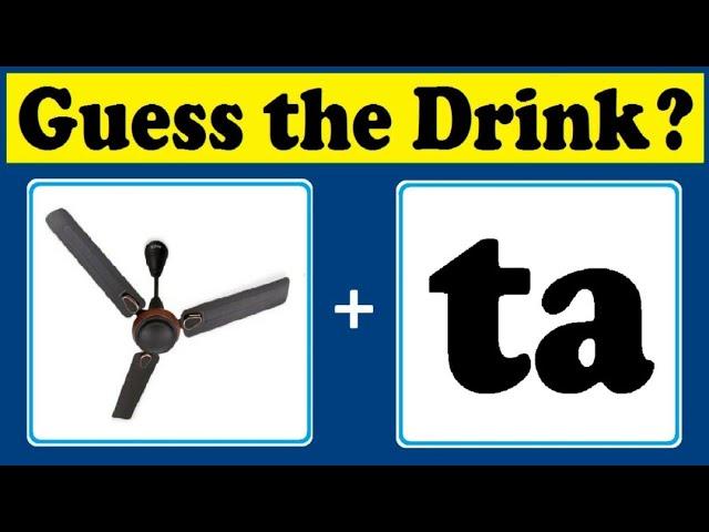 Guess the Drink brands 3 quiz | Timepass Colony