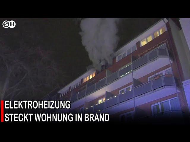 ELEKTROHEIZUNG STECKT WOHNUNG IN BRAND #germany | SH News German