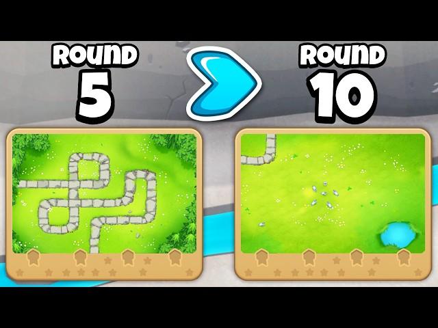 New RANDOM Map Every 5 Rounds in Bloons TD 6!